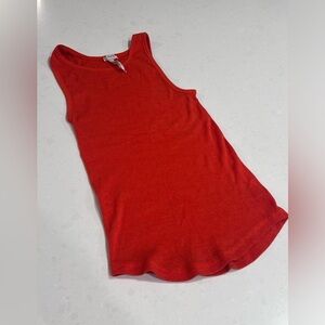 Free‎ people intimately red ribbed tank XS/S